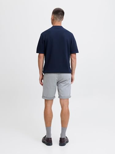 Detalle de JACK & JONES Pantaloncini Chino Uomo Grigio M – stile classico e praticità estiva