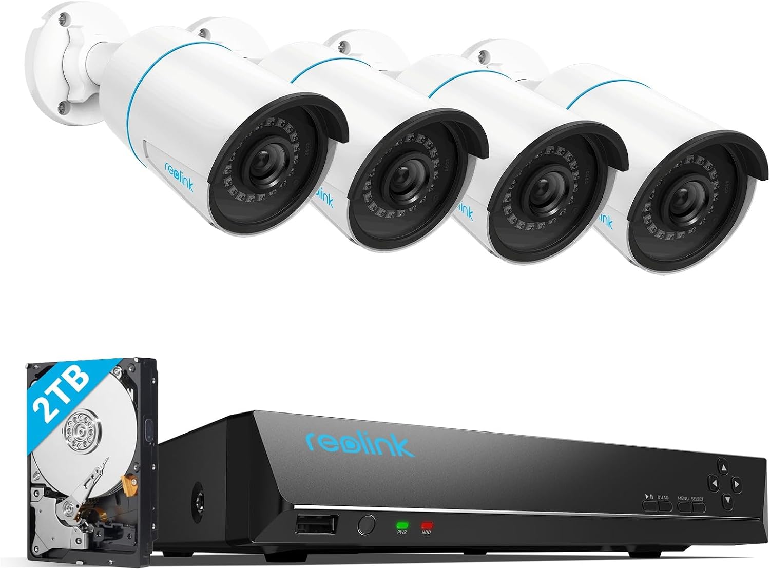 Detalle de Reolink RLK8-410B4-5MP kit 8CH 5MP