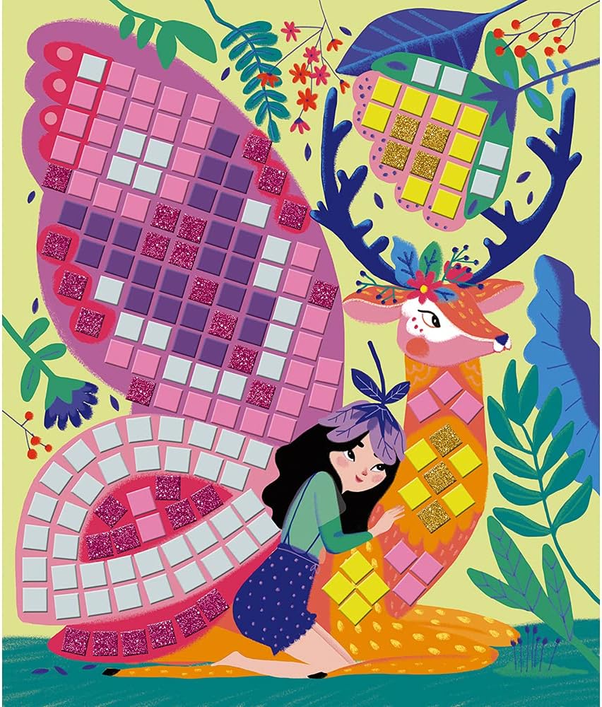 Thumbnail 6 de Janod Coffret Mosaïques en Mousse « Fées » (Les Ateliers du Calme) – kit loisirs créatifs dès 5 ans, J07960