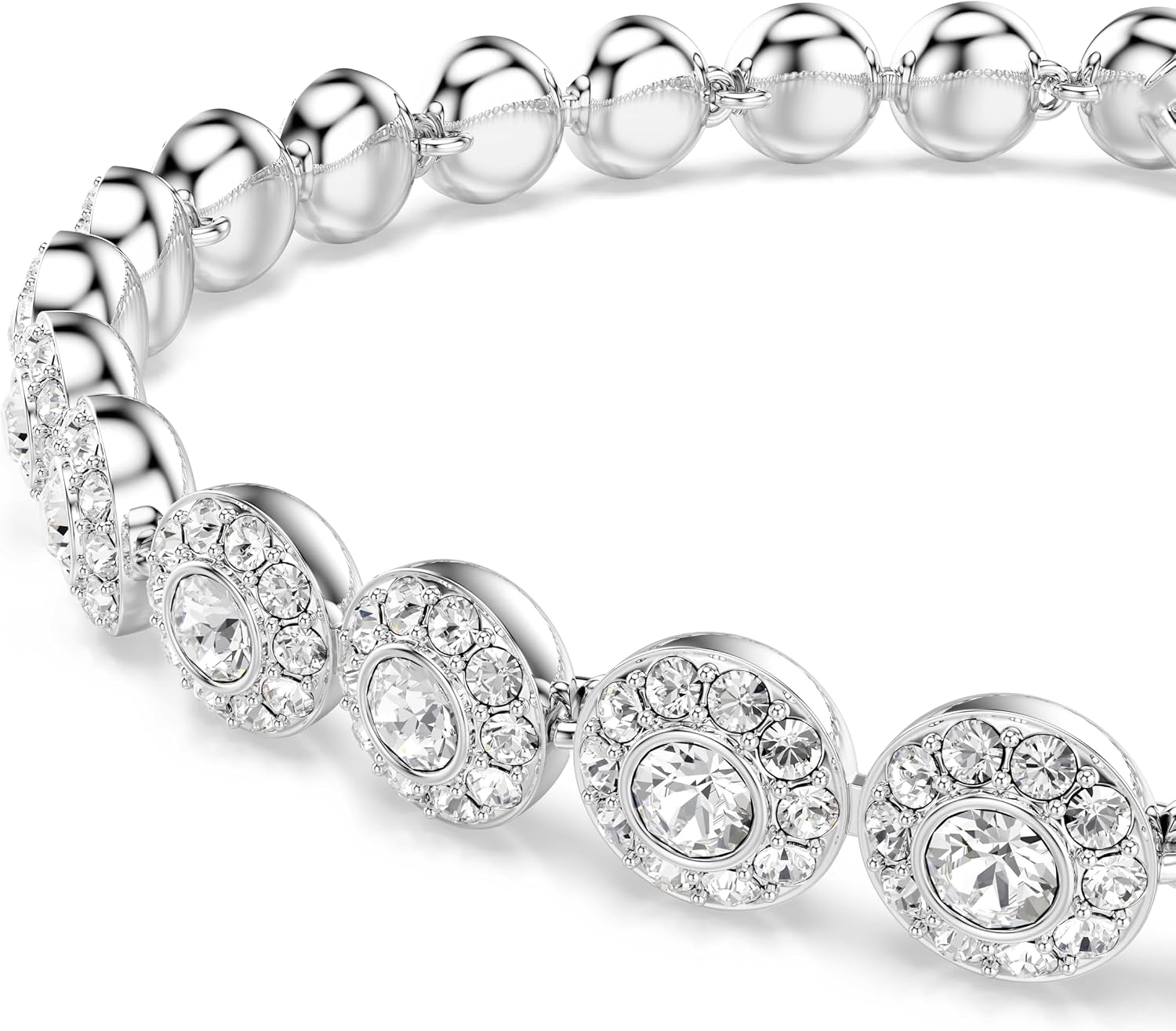 Detalle 2 de Swarovski Una Angelic Kollektion Armband – Tennis-Armband mit transparenten Kristallen