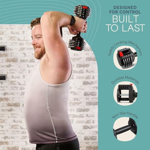 Thumbnail 4 de Lifepro Adjustable Dumbbells Set 55 lb 🏋