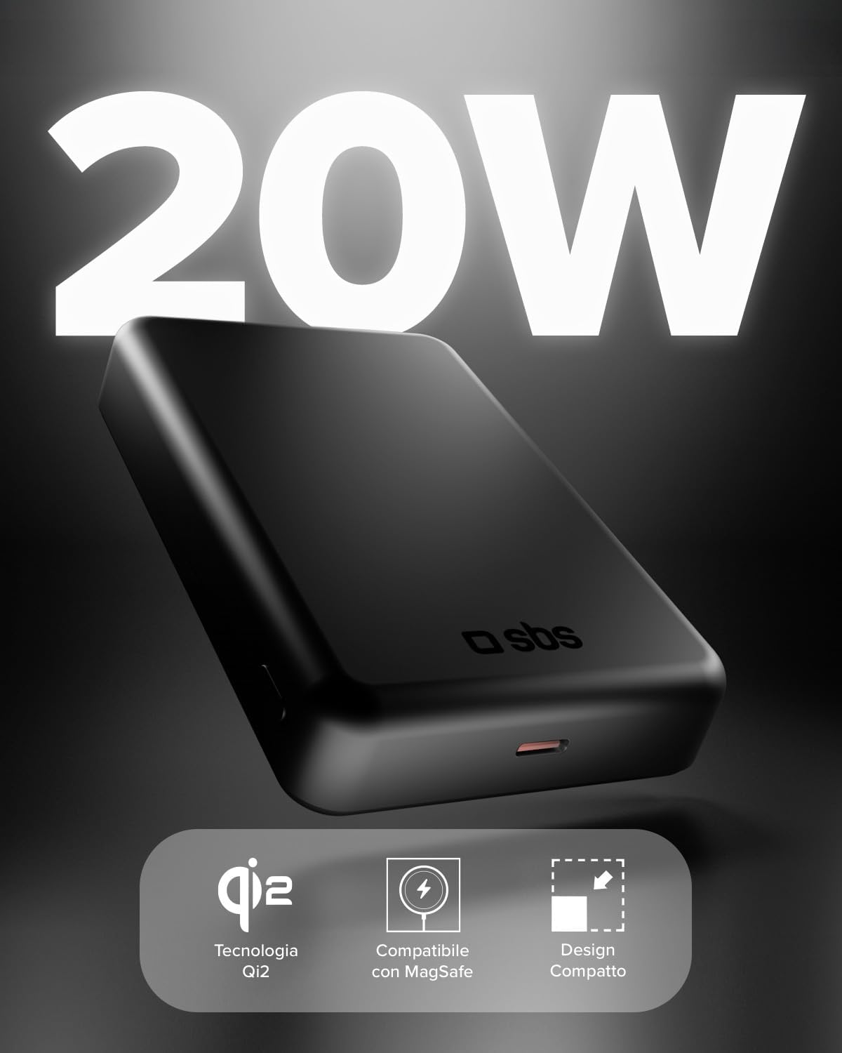 Thumbnail 1 de SBS Qi2 Power Mag 10K 10000mAh wireless