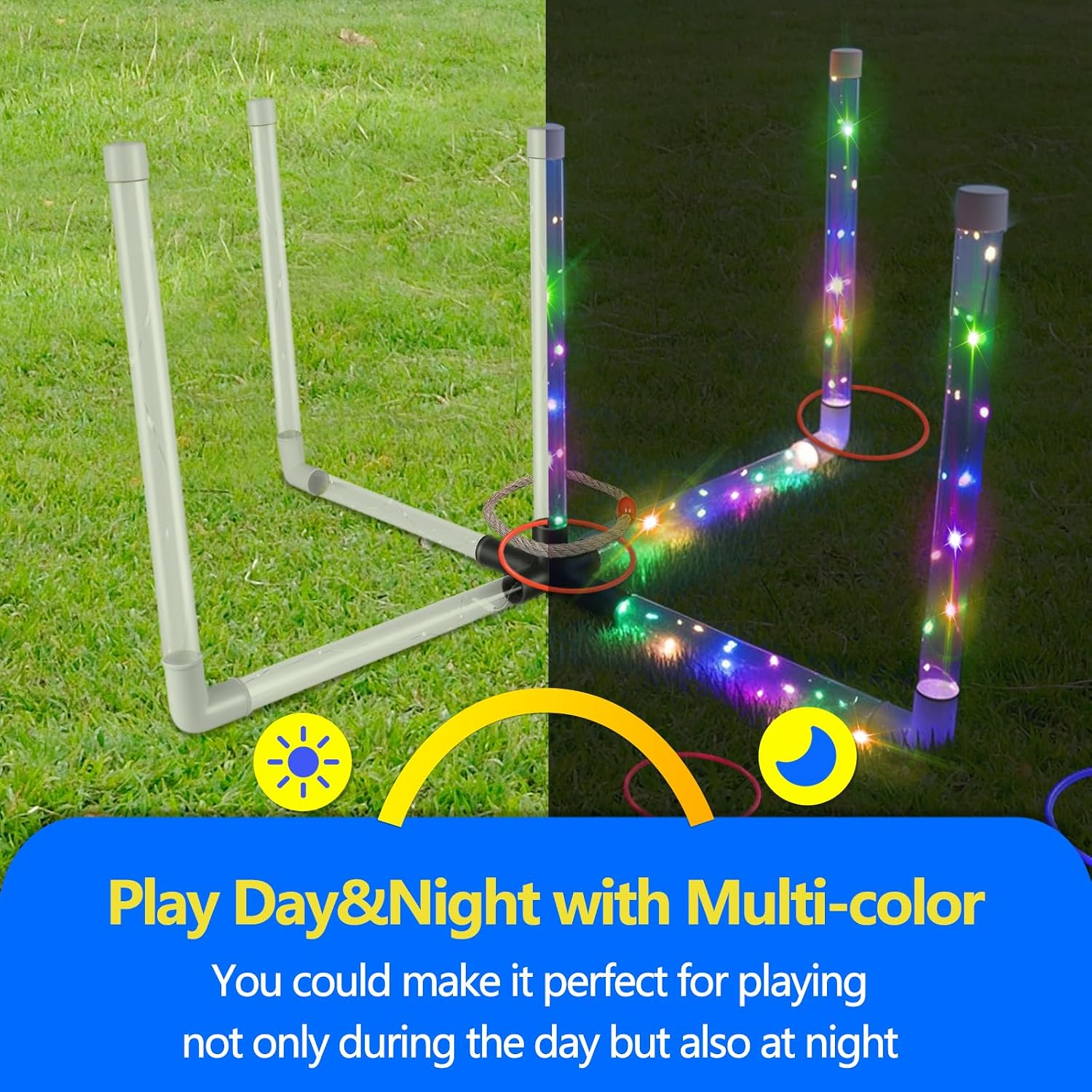 Detalle de BomSaluka Ring Toss Game, 16 Rings