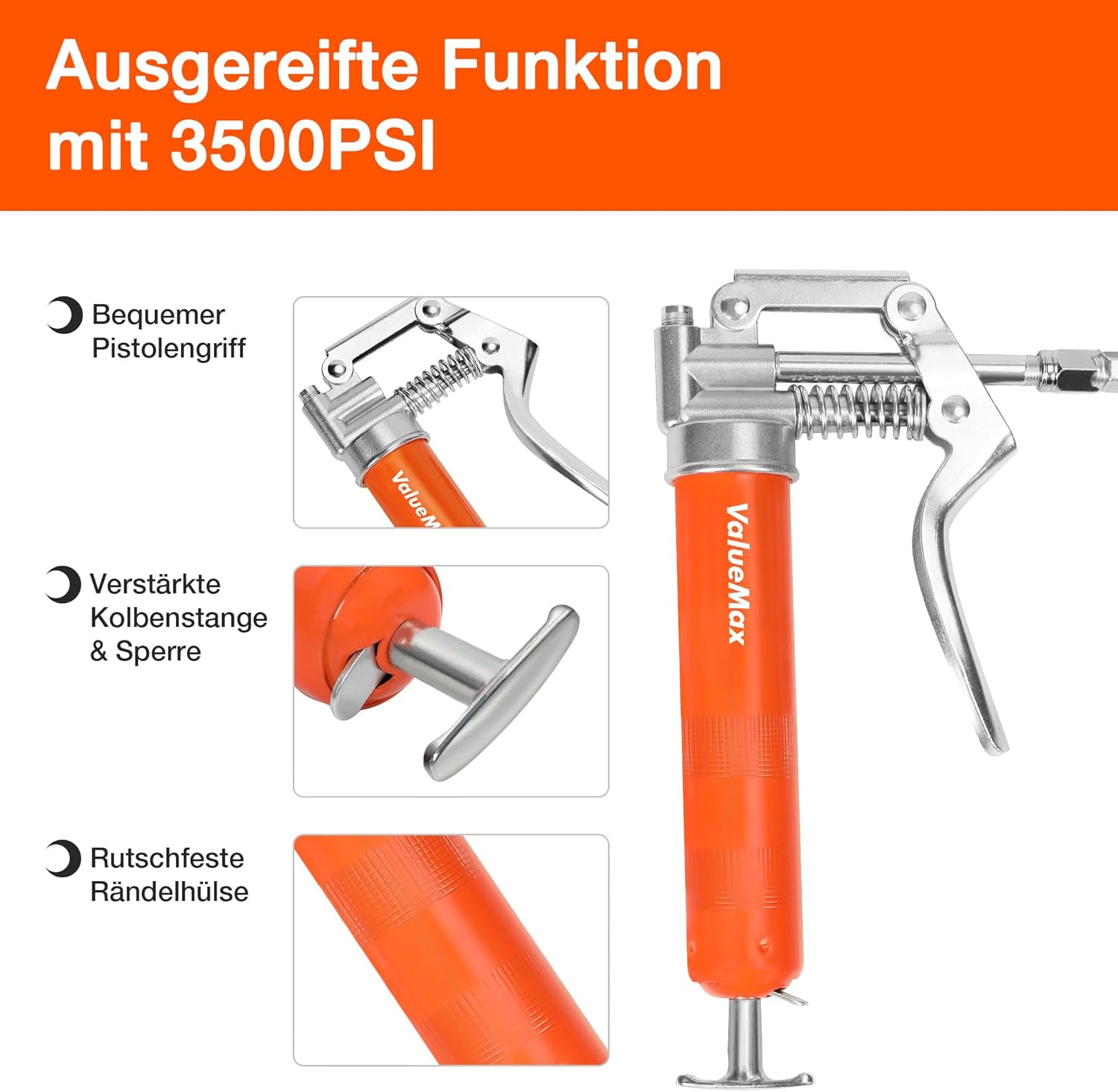 Thumbnail 3 de ValueMax Kleine Fettpresse 3000psi