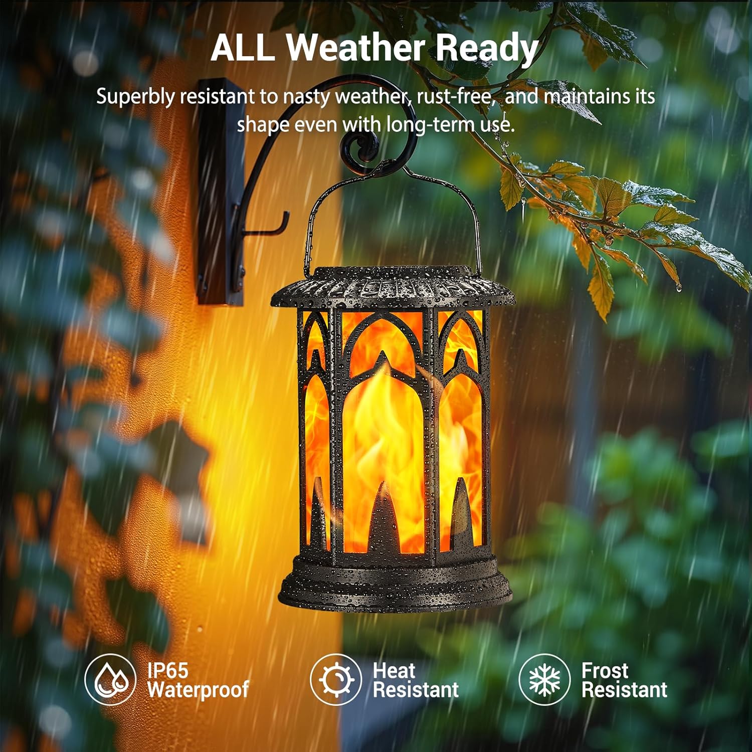 Detalle 2 de GEARLITE solar lanterns for garden 2 pack