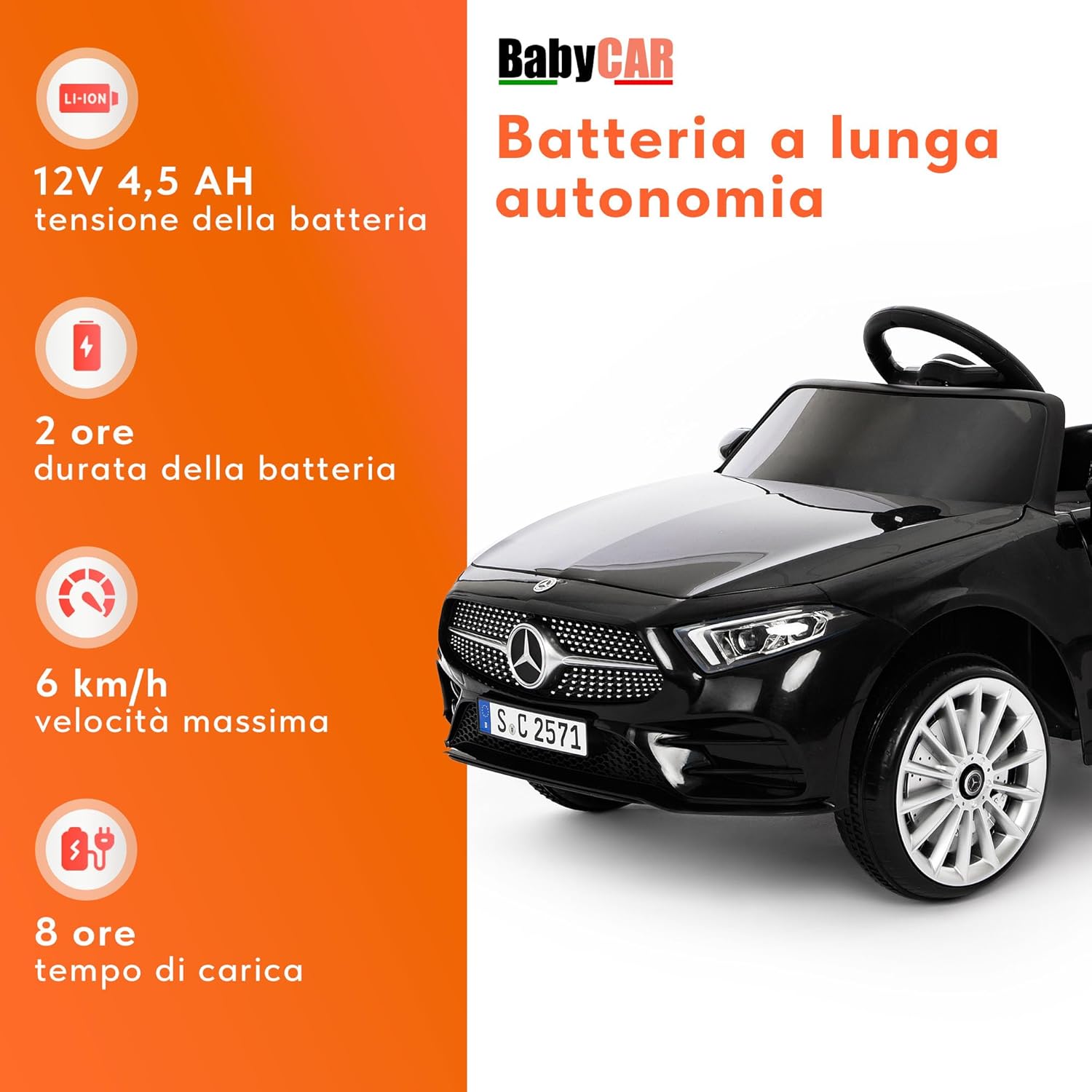 Thumbnail 6 de BabyCar Mercedes CLS 350 AMG: auto elettrica 12V con licenza ufficiale per bambini