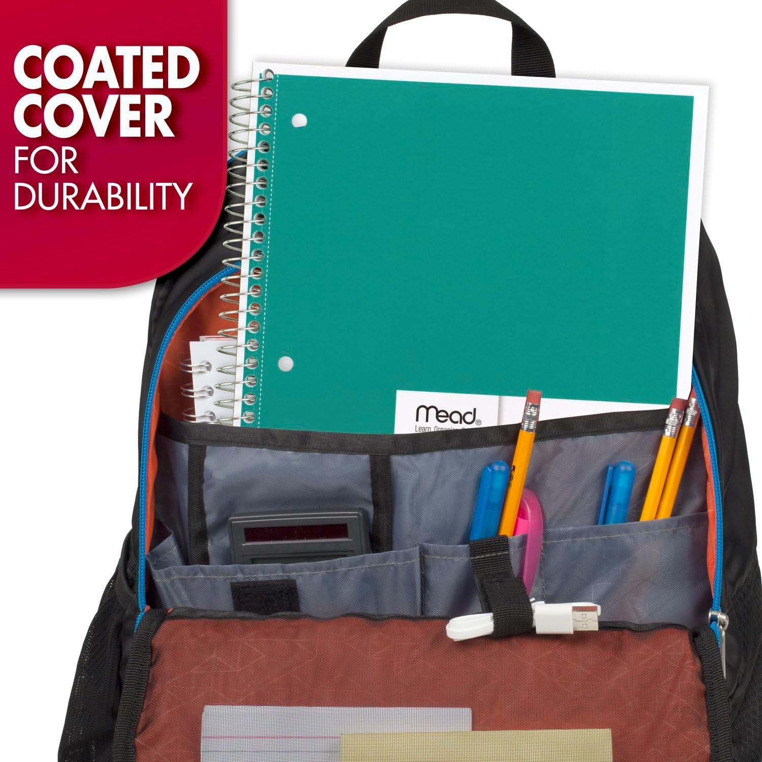 Detalle 2 de Mead 3-Subject Notebook, 120 Sheets