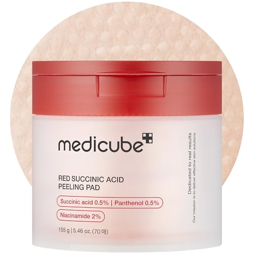 Detalle de medicube Toner Pads Red Succinic Acid Panthenol Pad for Facial Peeling