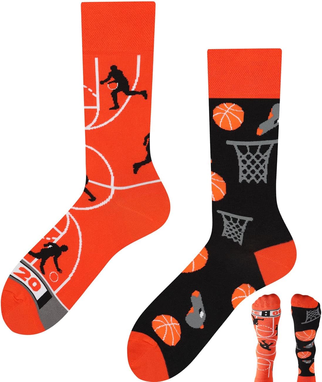 TODO Colours Lustige Socken mit Motiv – Mehrfarbige, Bunte Verrückte für die Lebensfreude