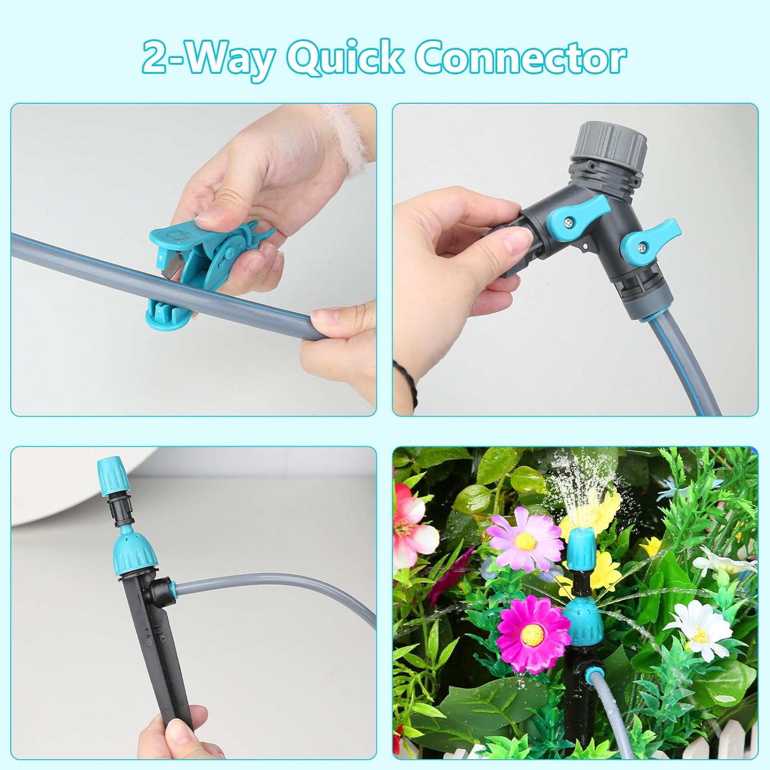 Thumbnail 4 de TRJZWA sistema di irrigazione a goccia computerizzato con timer digitale e display LCD (IP55)