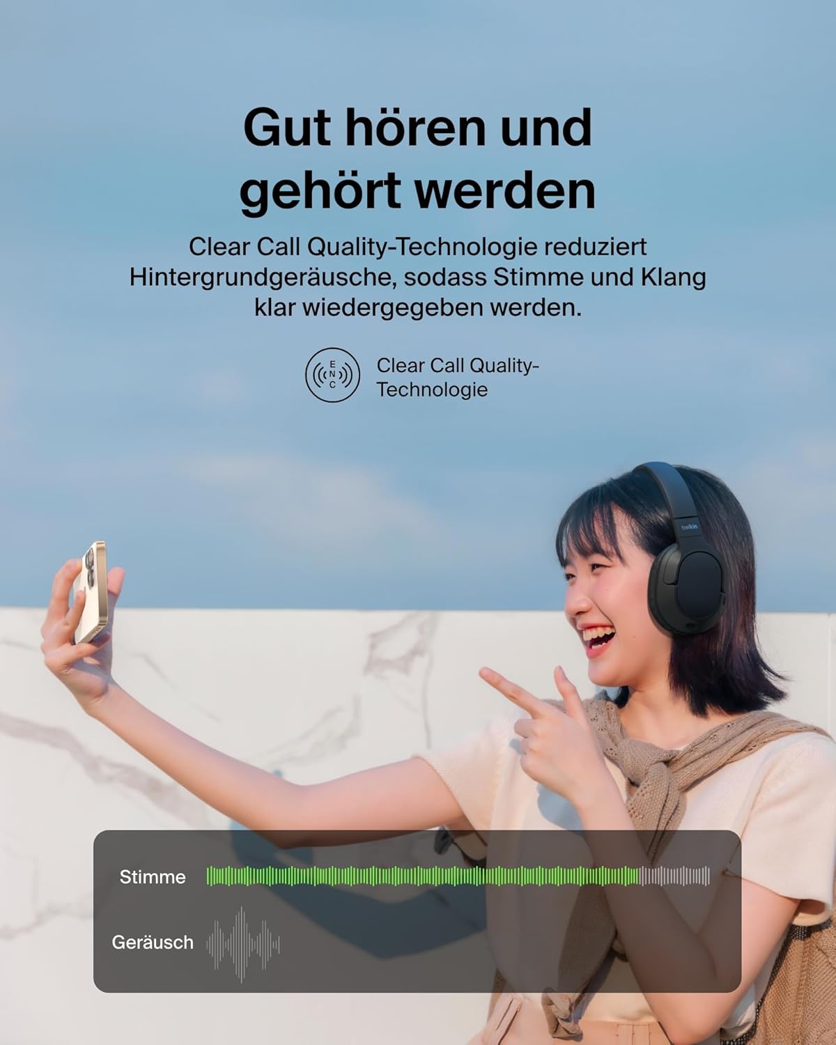 Thumbnail 2 de Belkin SoundForm Surround Kopfhörer Bluetooth