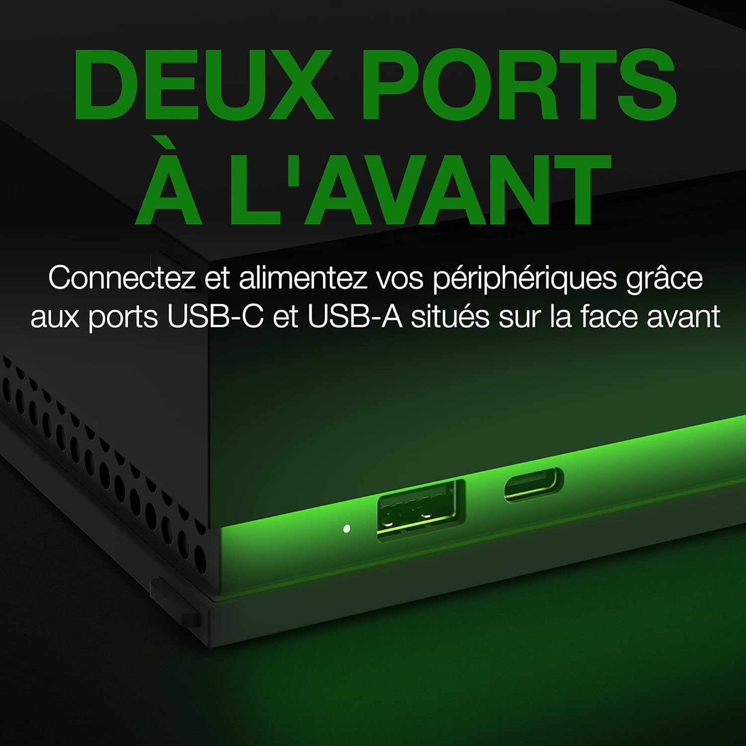 Thumbnail 4 de Seagate Game Drive Hub 8To : disque dur externe HDD USB 3.2 certifié Xbox avec ports USB-C et USB-A