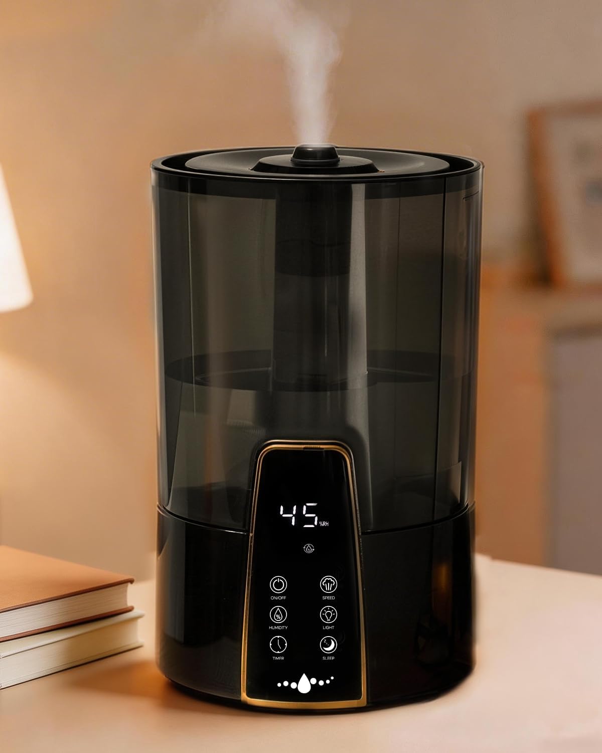 Detalle de AILINKE MH-22301 4L Ultrasonic Humidifier with Top Fill and Remote