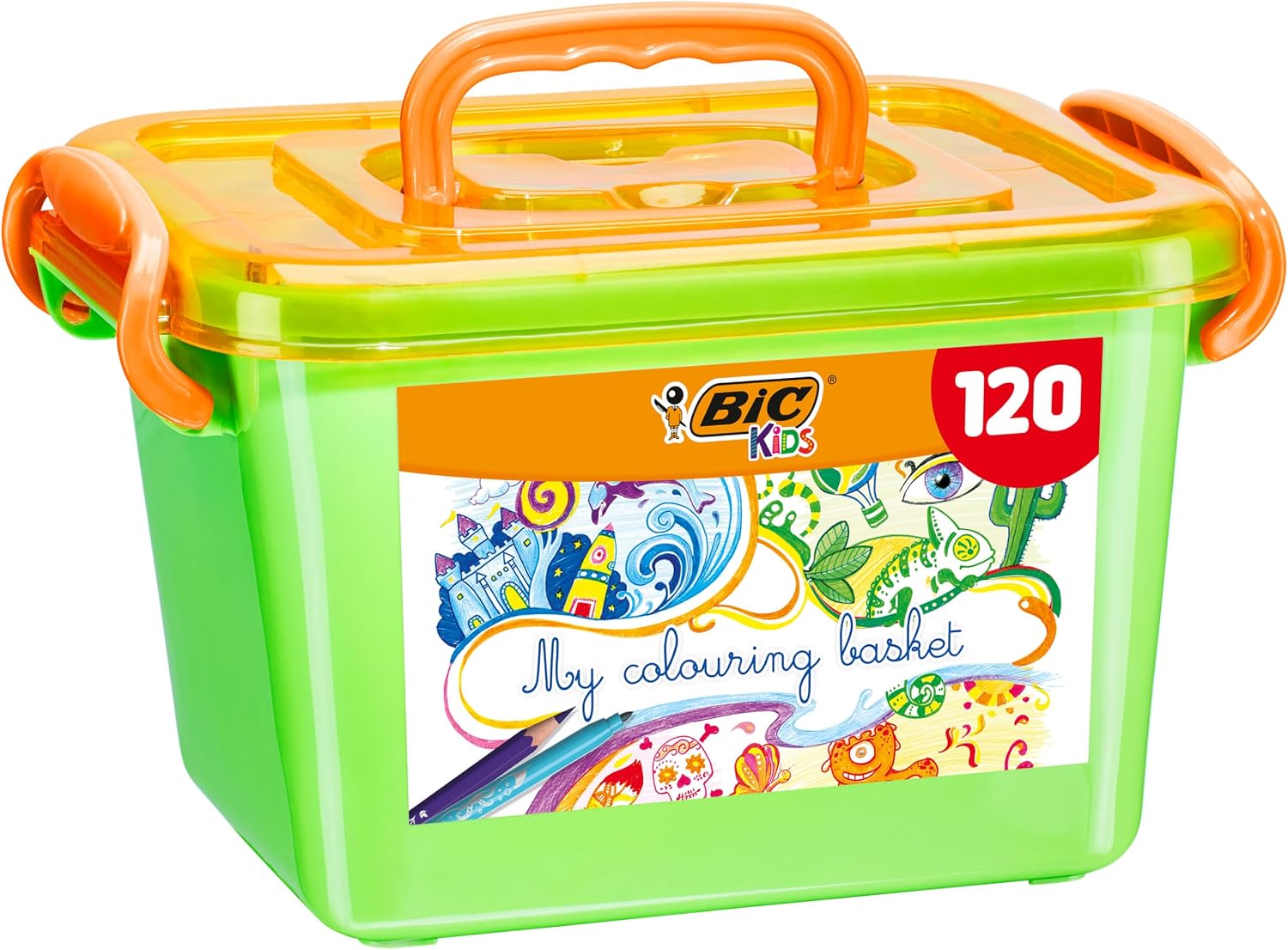 Detalle de BIC Kids My Colouring Basket 120 pezzi