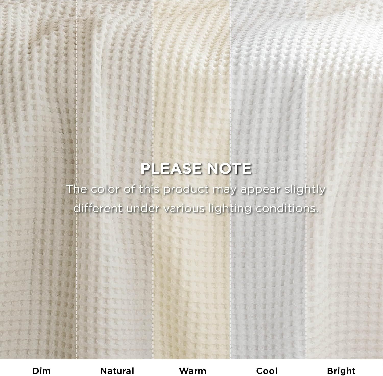 Thumbnail 6 de Bedsure Cotton Waffle Blanket, Queen