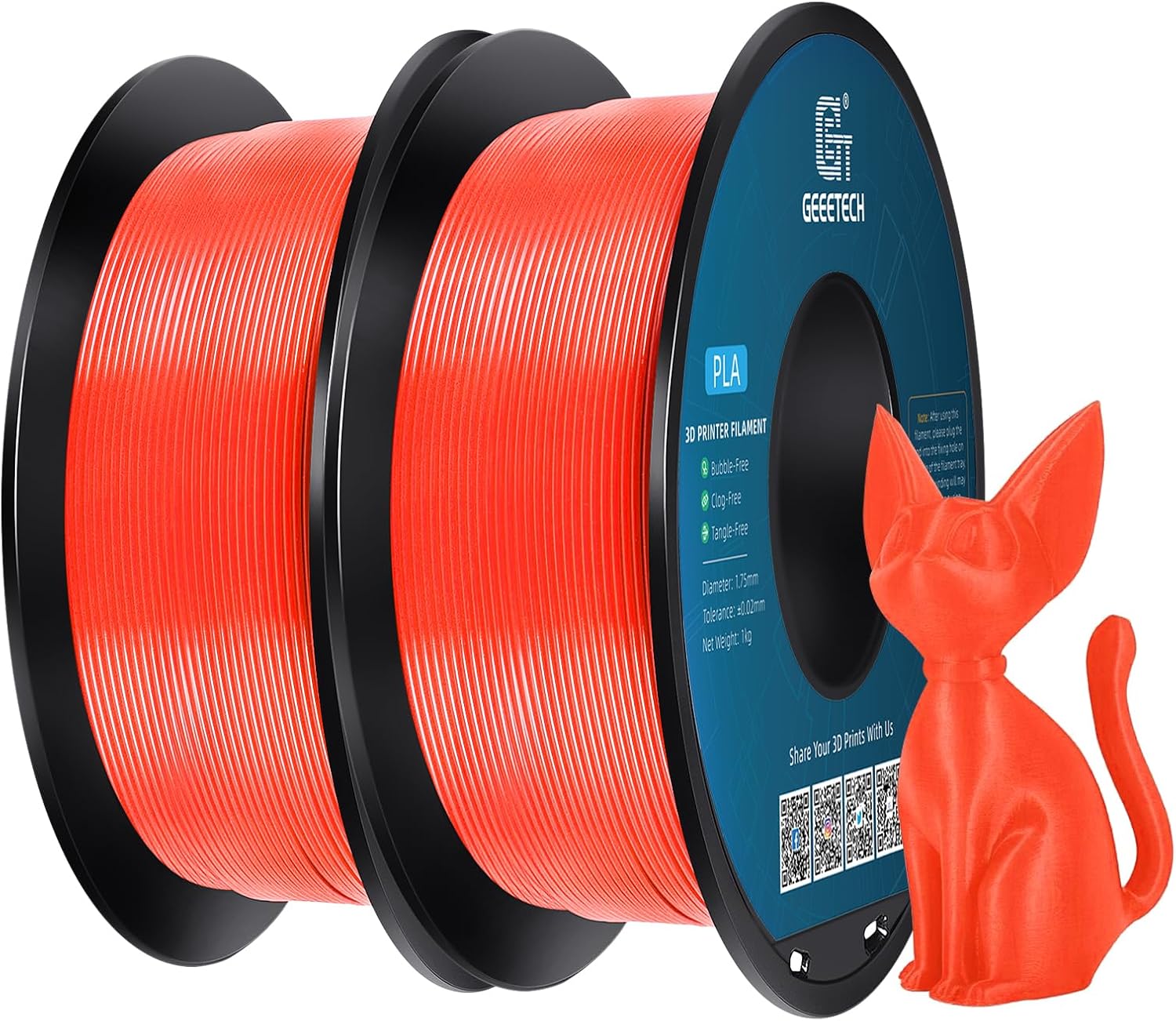 Detalle 2 de GEEETECH PLA Filament Knochenweiß 1,75mm 1kg