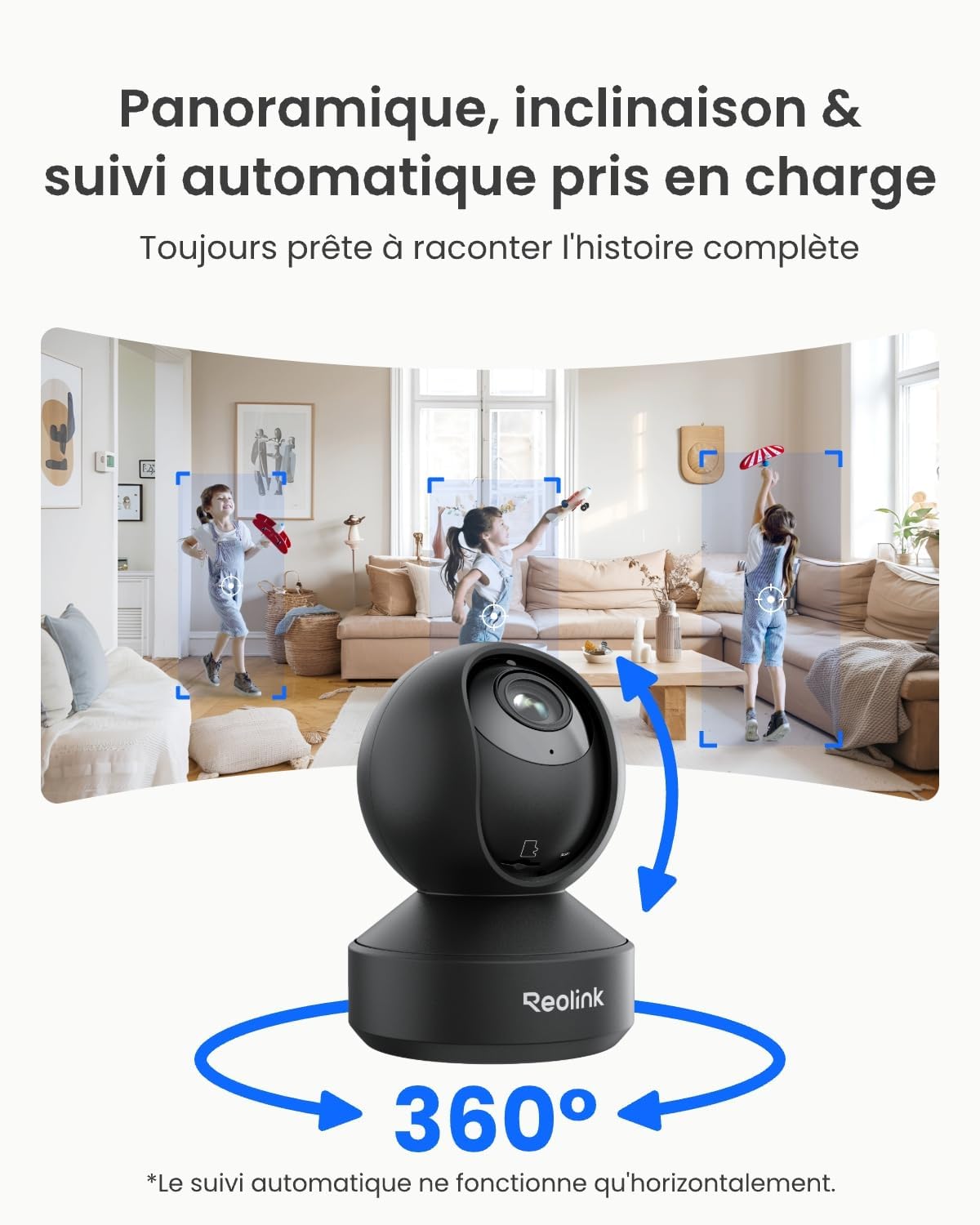 Thumbnail 2 de Reolink 4K PTZ Caméra Surveillance WiFi 360°