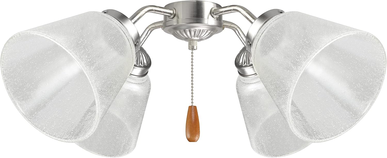 Detalle de Aspen Creative ceiling fan replacement glass shade, 2-1/8-inch fitter