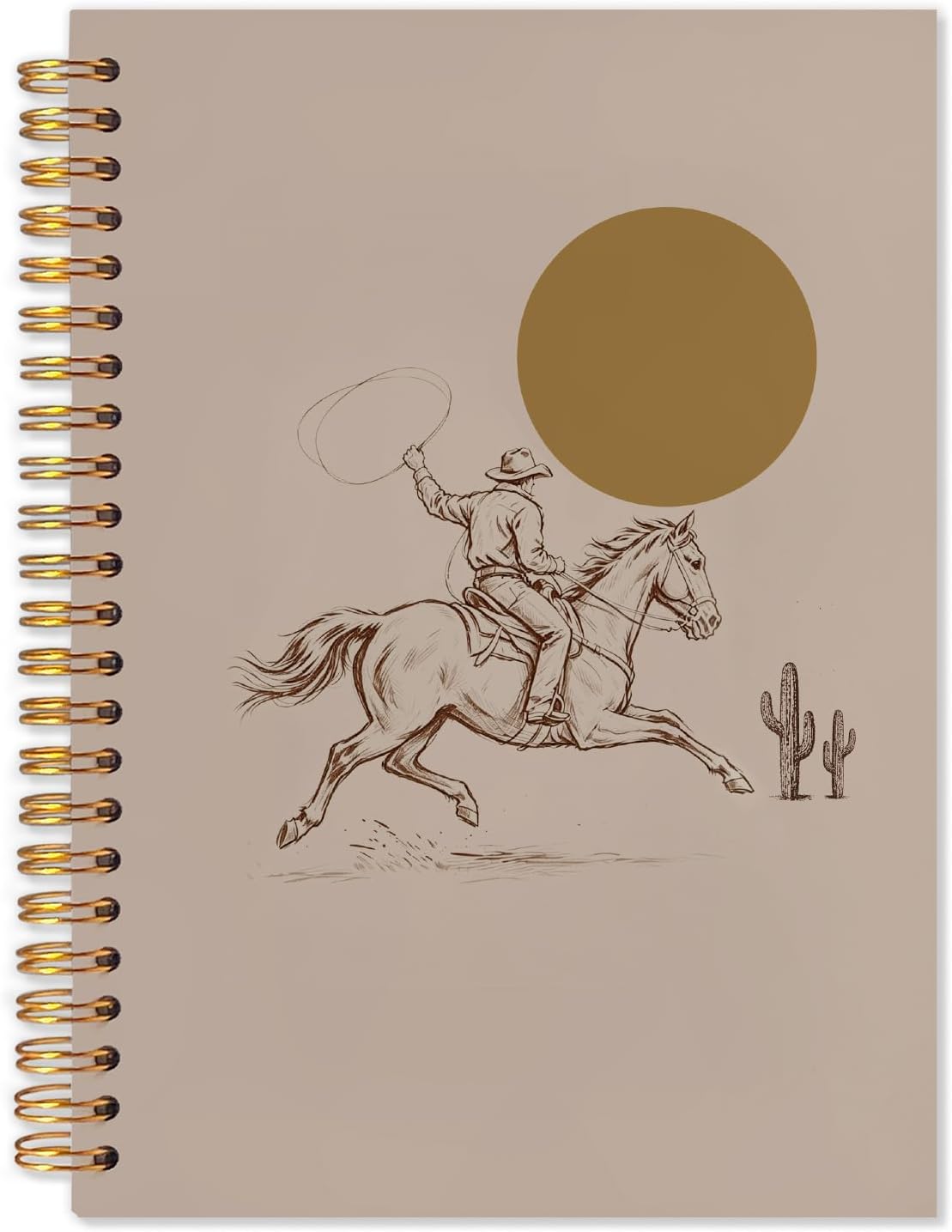 Detalle de MDFURDG Western Spiral Notebook, 5.5 x 8.3