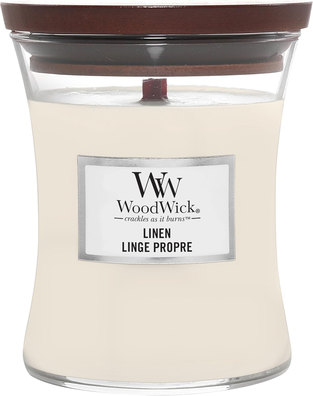 Thumbnail 6 de WoodWick bougie parfumée moyenne avec mèche en bois crépitante – Gousse de vanille