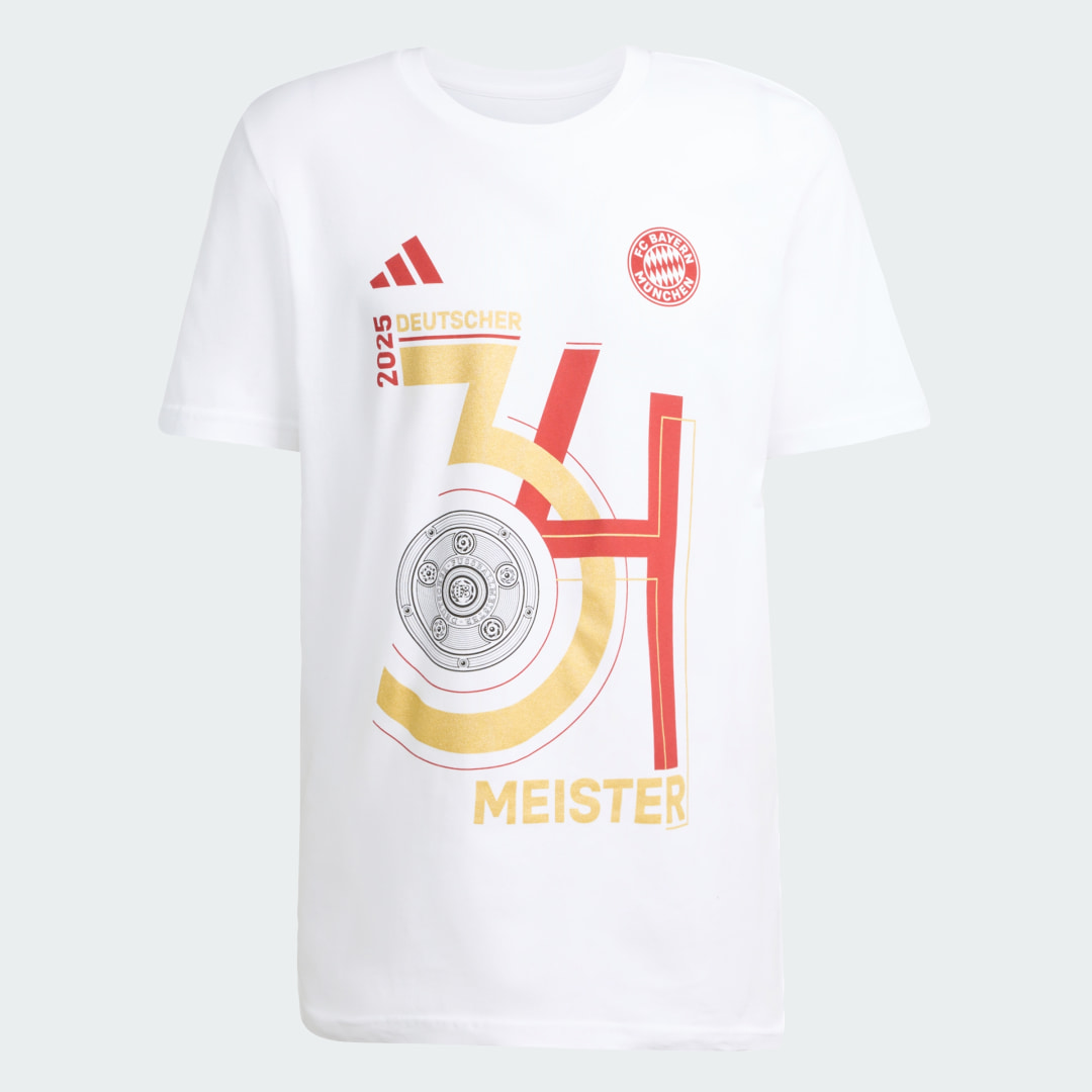Detalle 2 de Camiseta FCB Championship Winner Men de Adidas – color blanco