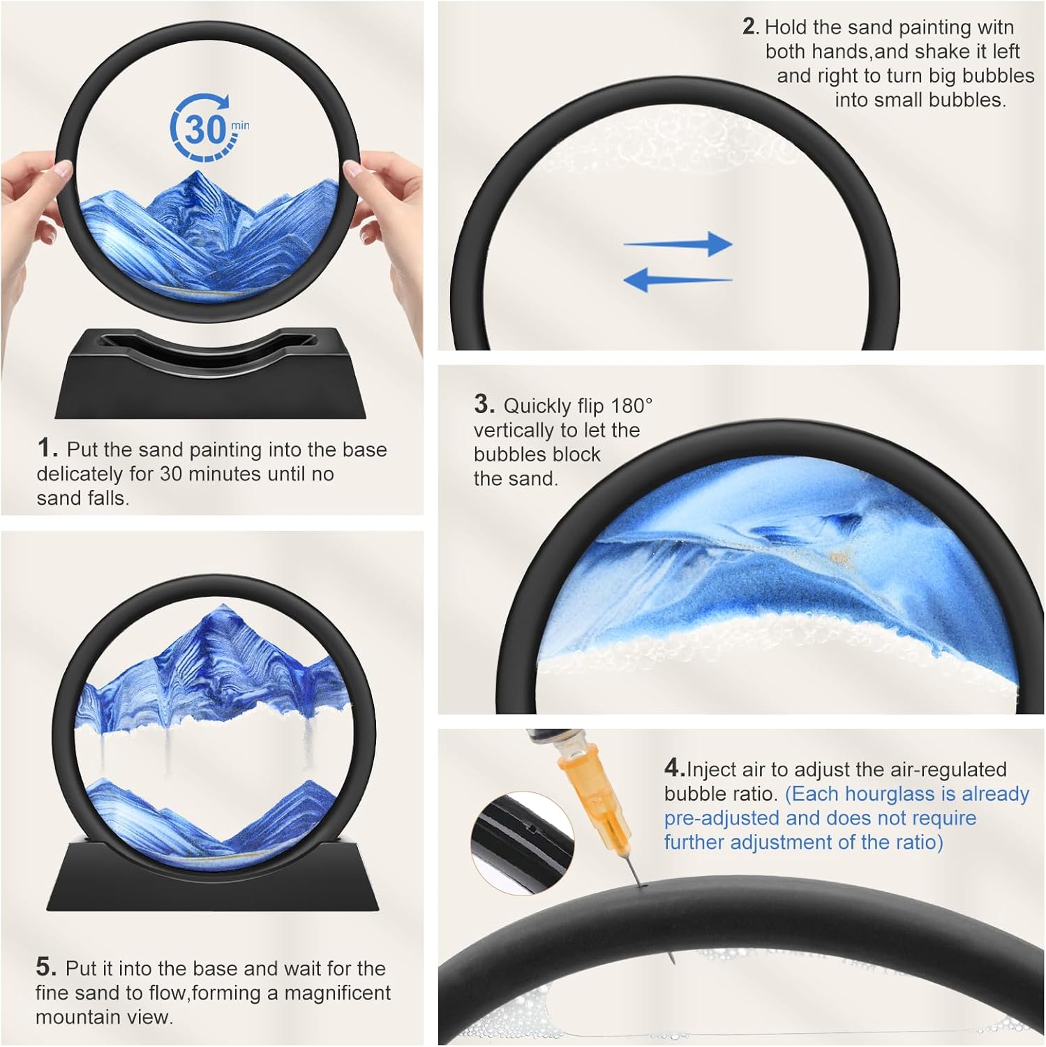 Thumbnail 6 de Wai Danie moving sand art, 7 inch