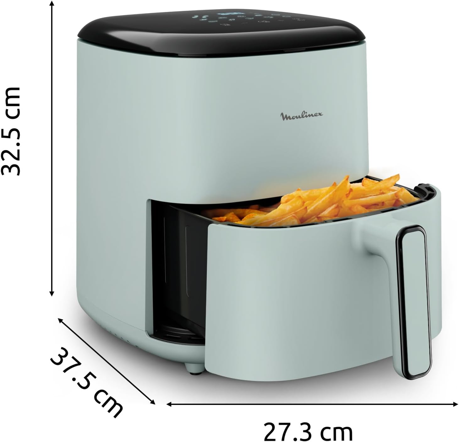Thumbnail 6 de Moulinex Easy Fry Pop airfryer, 5 liter, 10 programma’s en eucalyptus