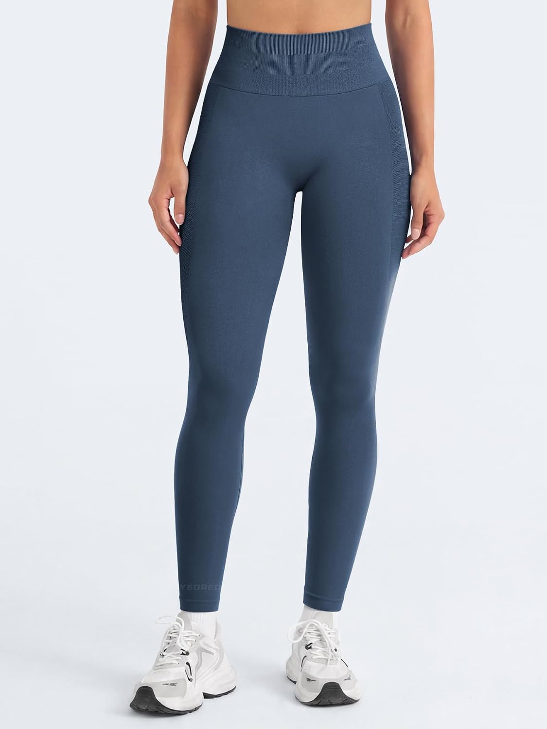 Detalle de YEOREO Amplify Seamless Scrunch Leggings for Women with High Waist Tummy Control