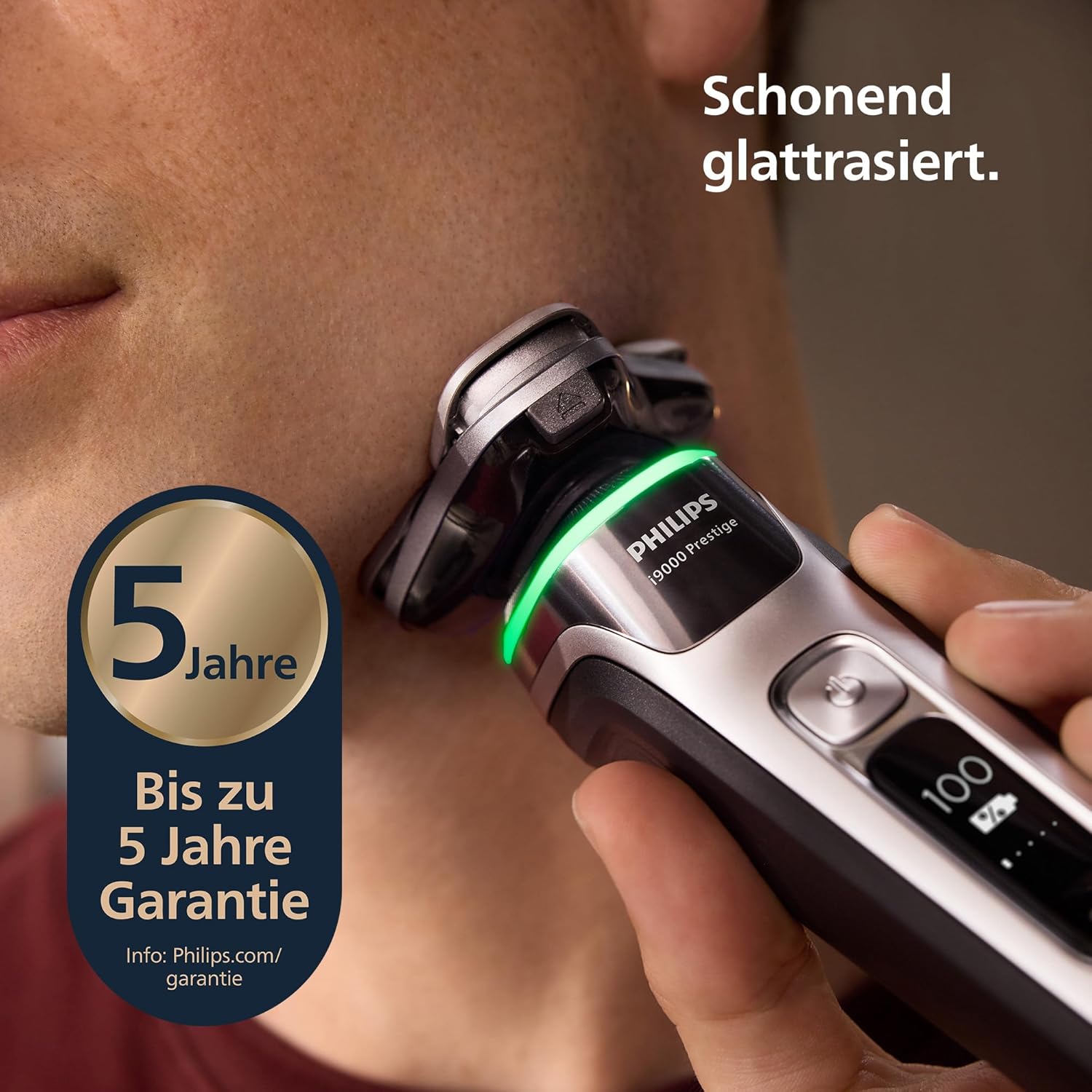 Thumbnail 1 de Philips i9000 Prestige: Elektrischer Rasierer für Nass- und Trockenrasur (XP9205/30)
