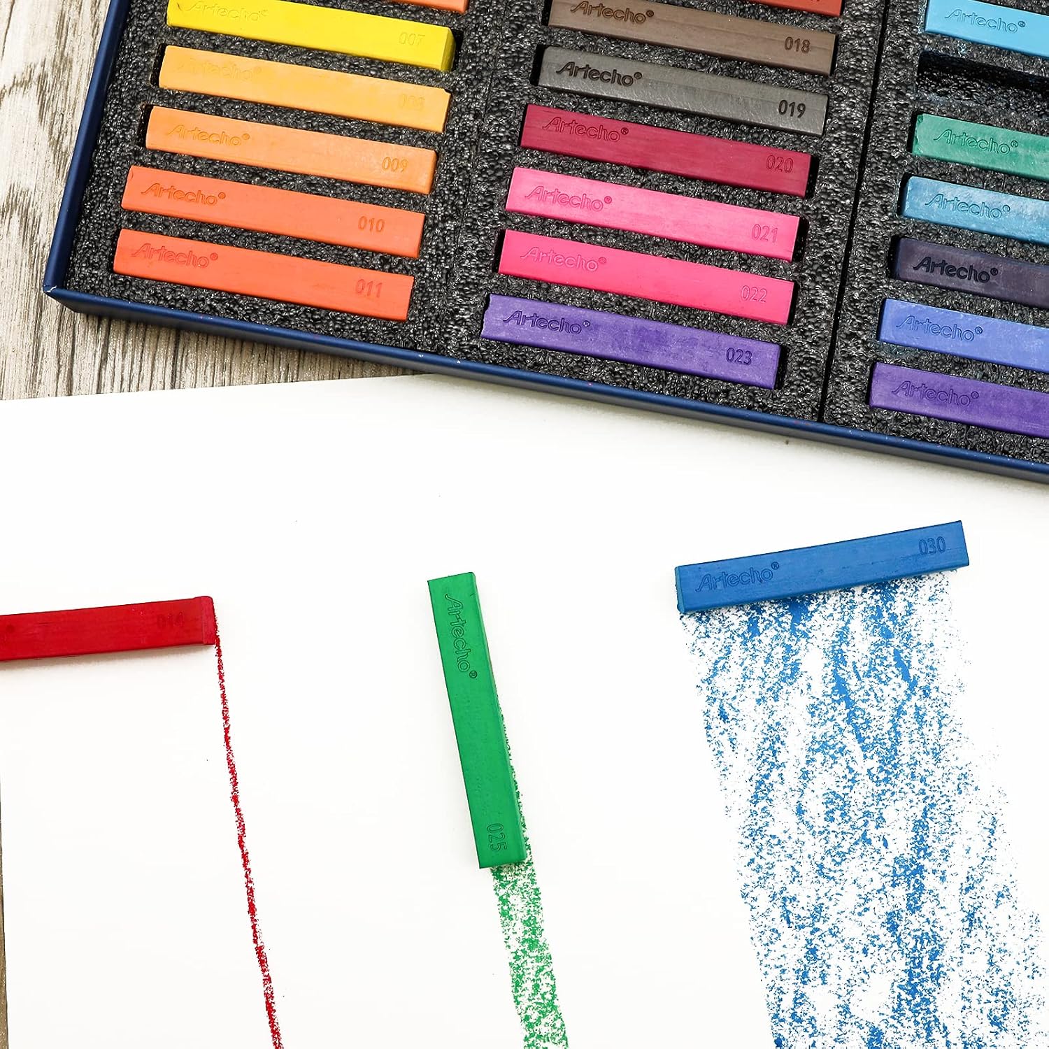 Detalle 2 de Artecho Soft Pastel Set of 48 10×10×65mm