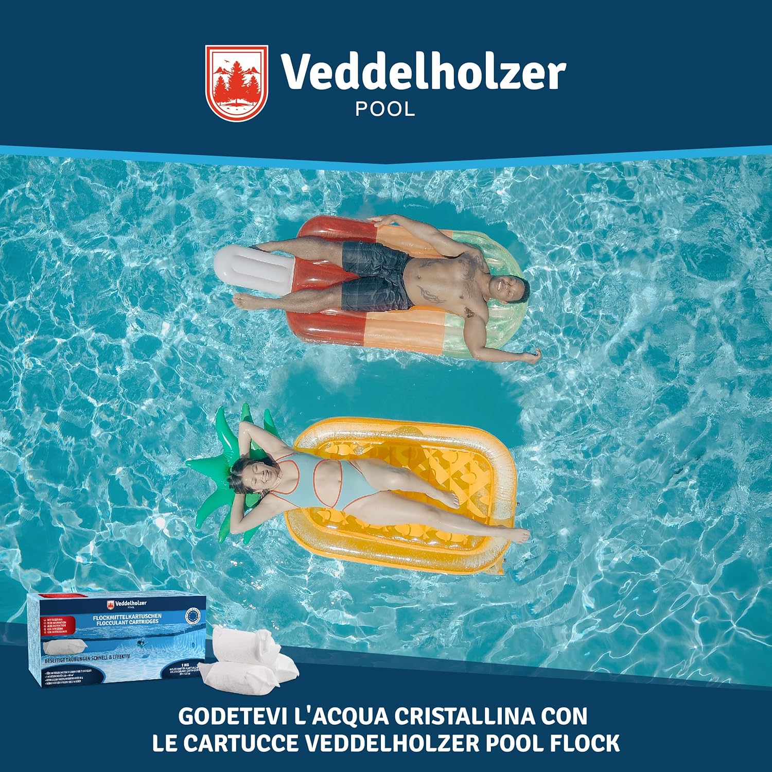 Thumbnail 6 de Veddelholzer 1 kg cartucce flocculanti per piscina
