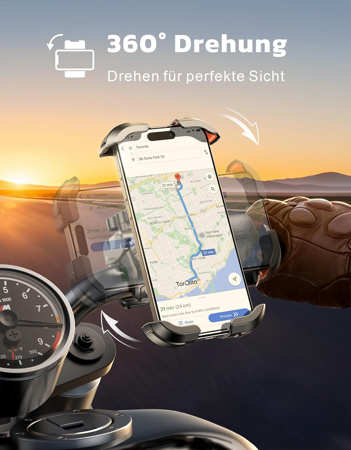 Thumbnail 4 de Rolgno Handyhalterung Fahrrad für 6,9 Zoll