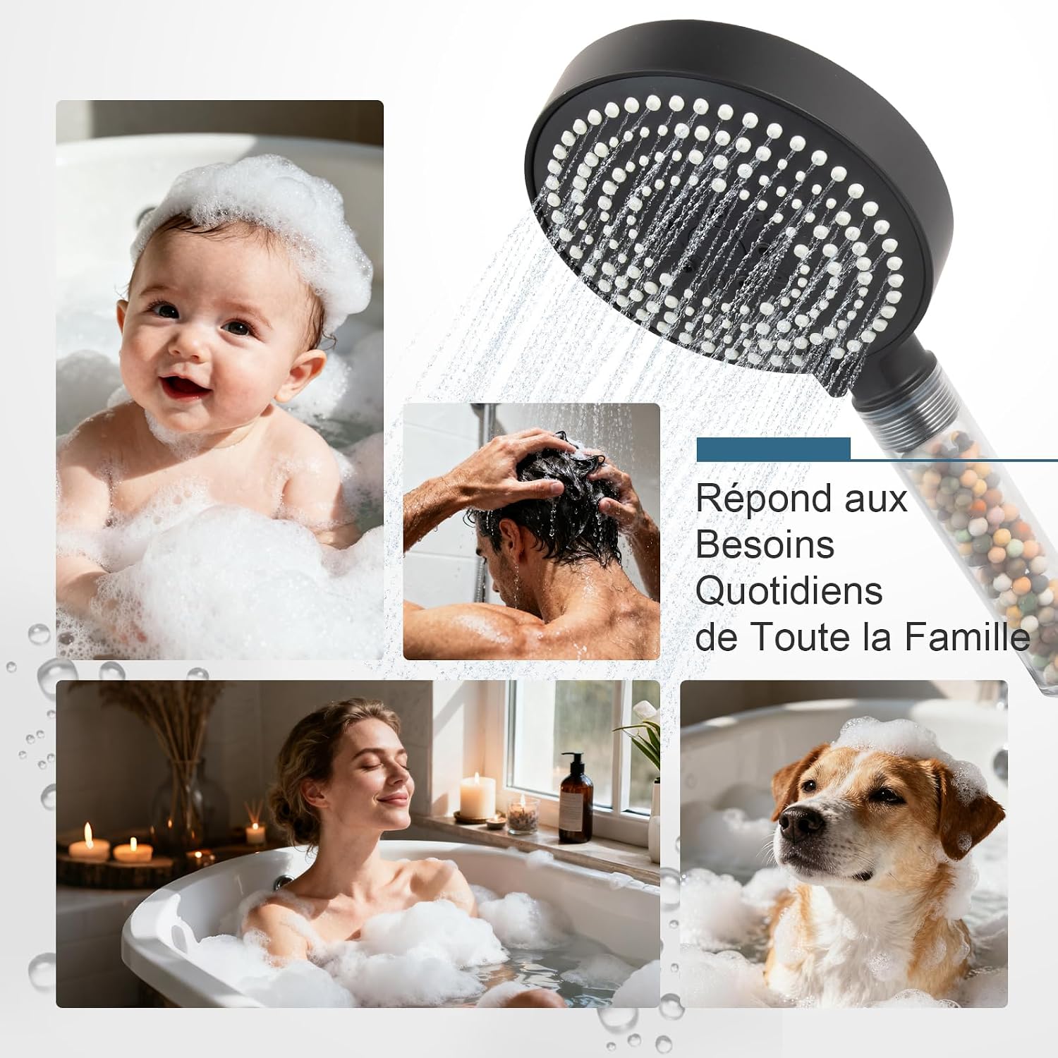 Thumbnail 6 de OFFO Pommeau de Douche XXL Φ130mm