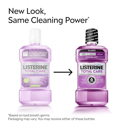 Thumbnail 1 de Listerine Total Care Anticavity Mouthwash, Intense Mint (2 x 33.8 fl oz / 1L)
