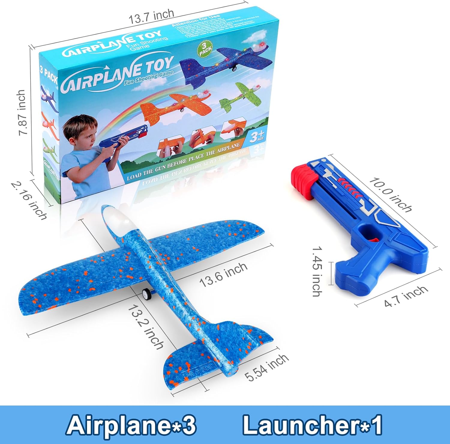 Thumbnail 5 de Fuwidvia 3-Pack 13.2" Foam LED Gliders