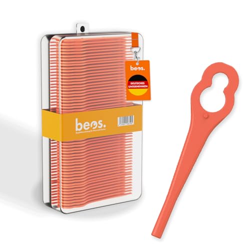 BEOS 100x Trimmermesser – universell kompatibel für Einhell, Bosch, CMI, Lux Freischneider