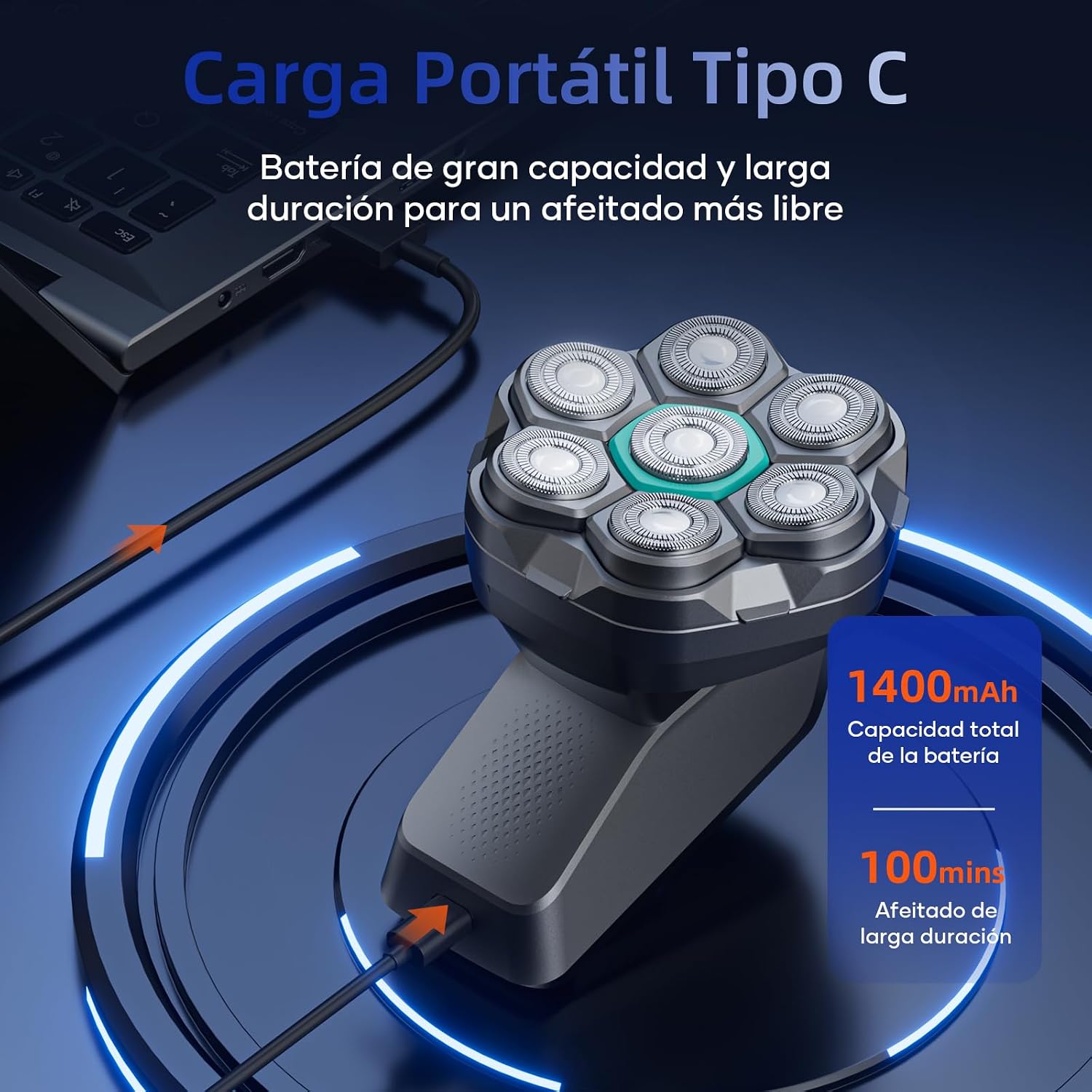 Thumbnail 6 de kensen Afeitadora Cabeza 100 min