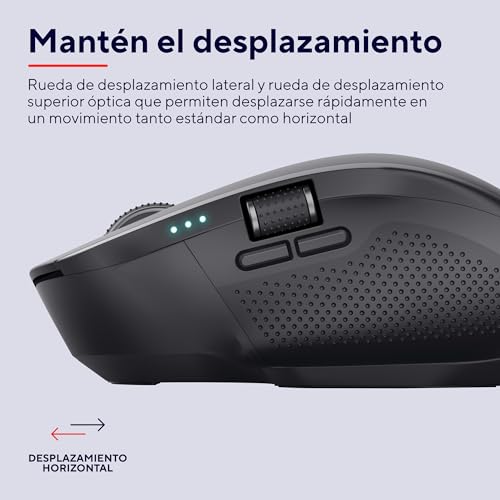 Thumbnail 5 de Trust Ozaa+ Ratón inalámbrico multidispositivo Bluetooth y 2,4 GHz 🎧