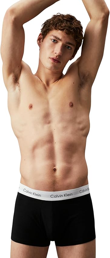 Detalle 2 de Calvin Klein Calzoncillos bóxer Trunks pack 3, talla M
