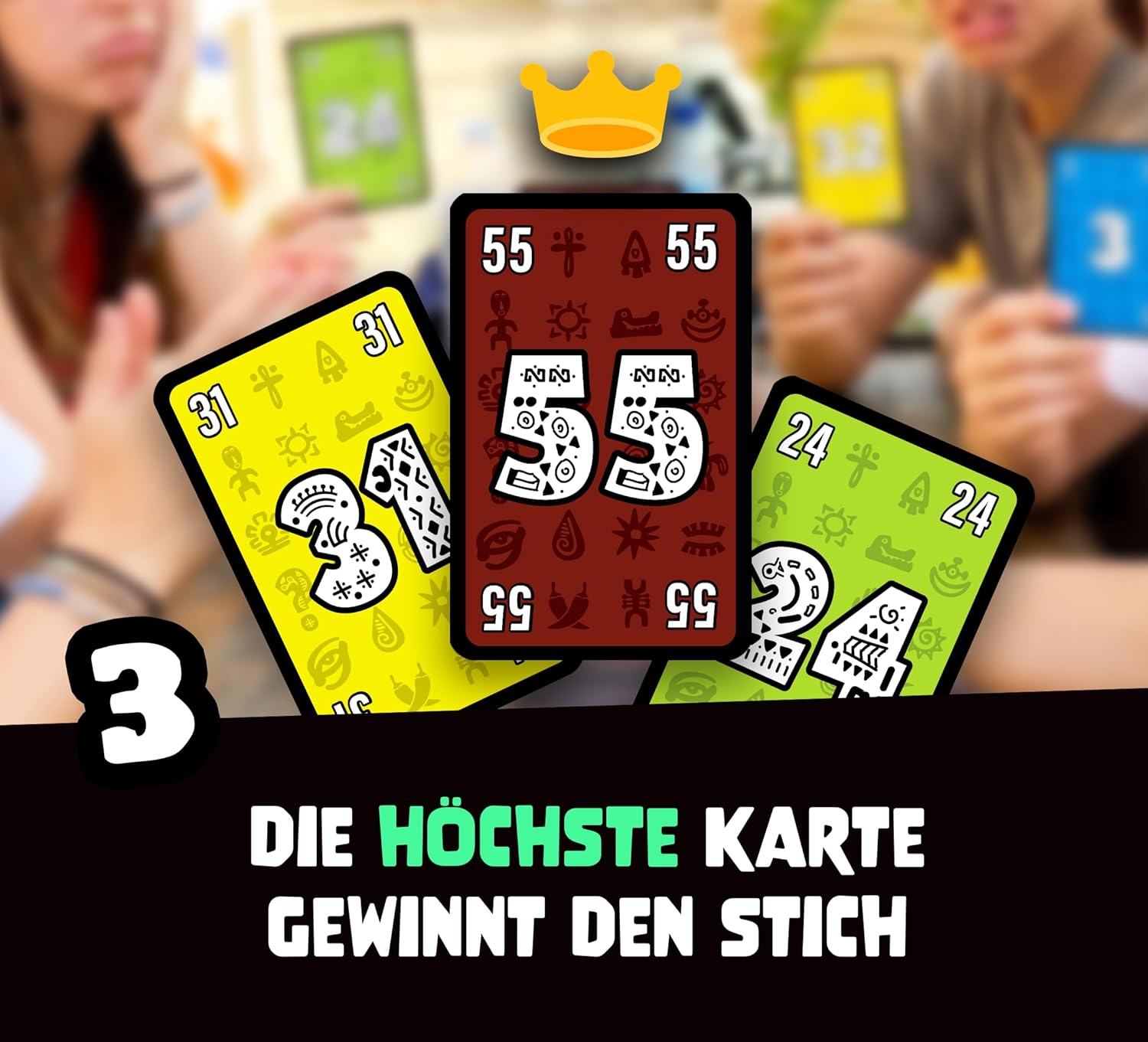 Detalle de ATM Gaming PILI PILI – Gesellschaftsspiel: Taktik, Bluff und Stiche für 2–8 Spieler