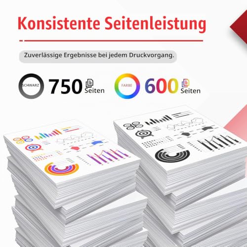 Detalle de INFITONER PG-560XL CL-561XL Multipack Patronen – kompatibel für Canon Pixma TS7450/TS5350-Serie