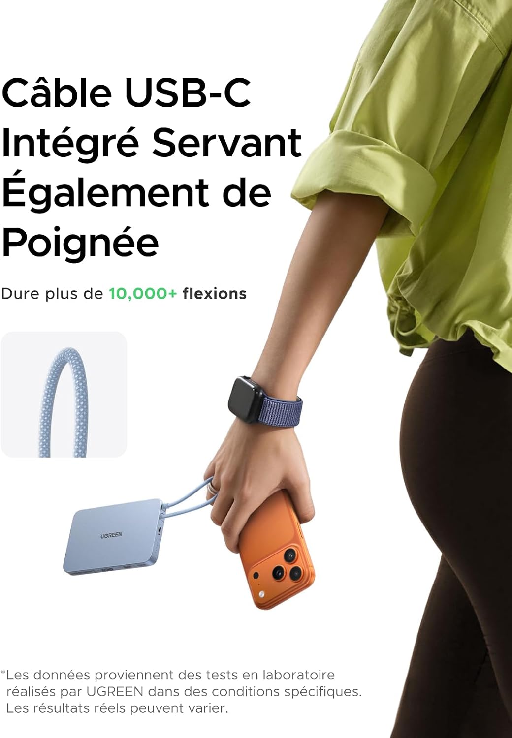Thumbnail 4 de UGREEN MagFlow Air Qi2 15W magnetische powerbank, 10.000 mAh en USB-C 30W