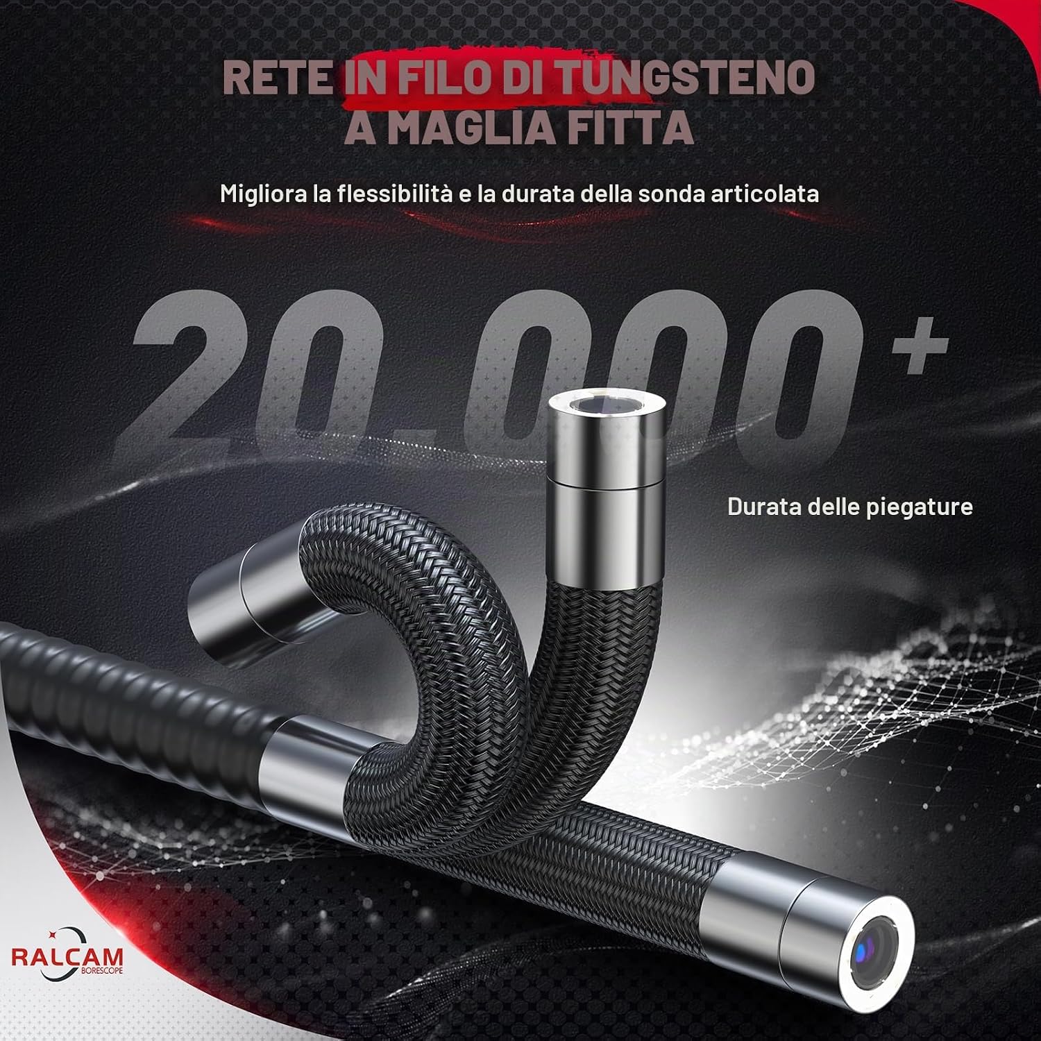 Thumbnail 4 de Ralcam Telecamera Endoscopica 4,3"