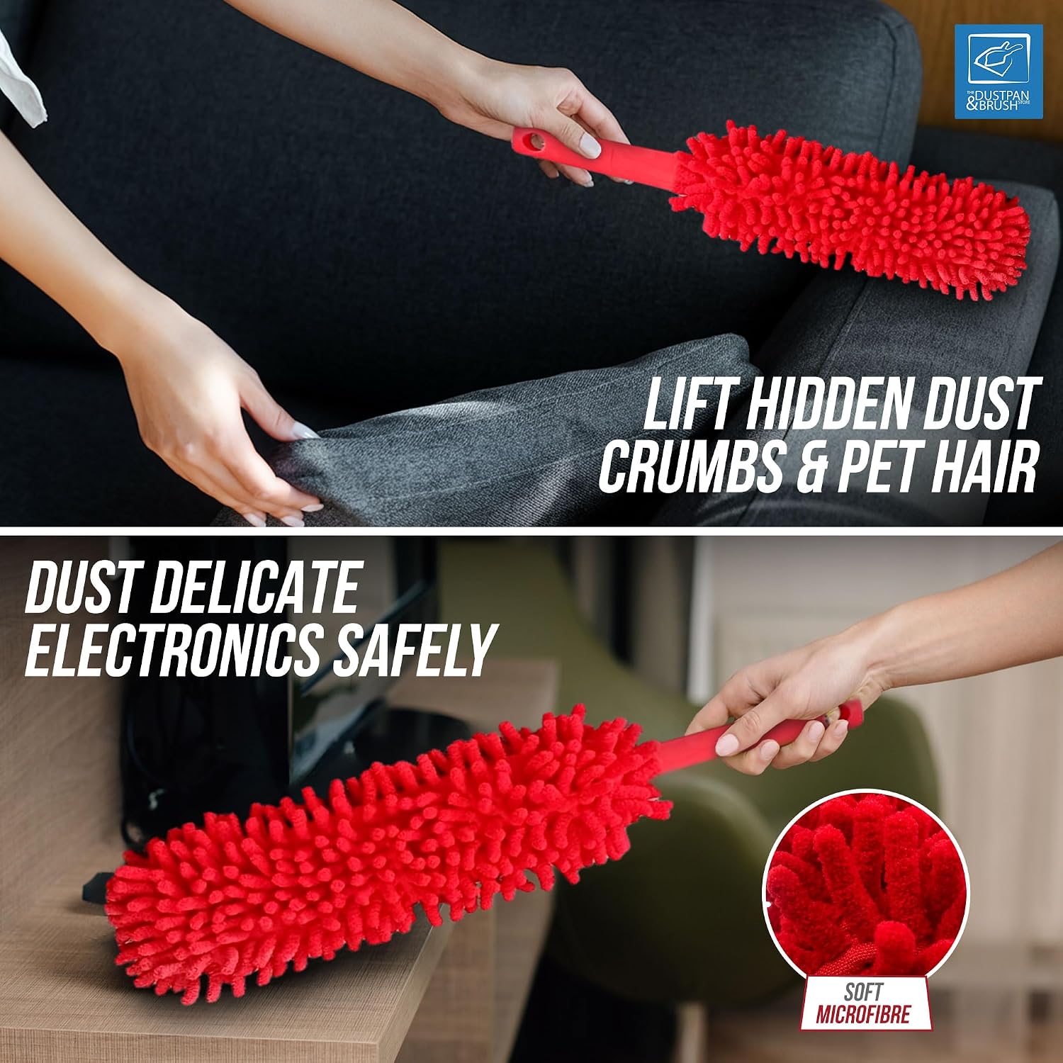Detalle 2 de TDBS Microfibre Feather Duster Extendable
