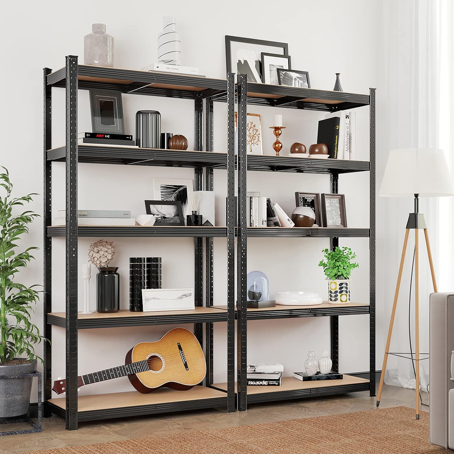 Thumbnail 6 de SONGMICS Schwerlastregal GLR040B01 – 40 x 90 x 180 cm, bis 875 kg, mit Kippschutz
