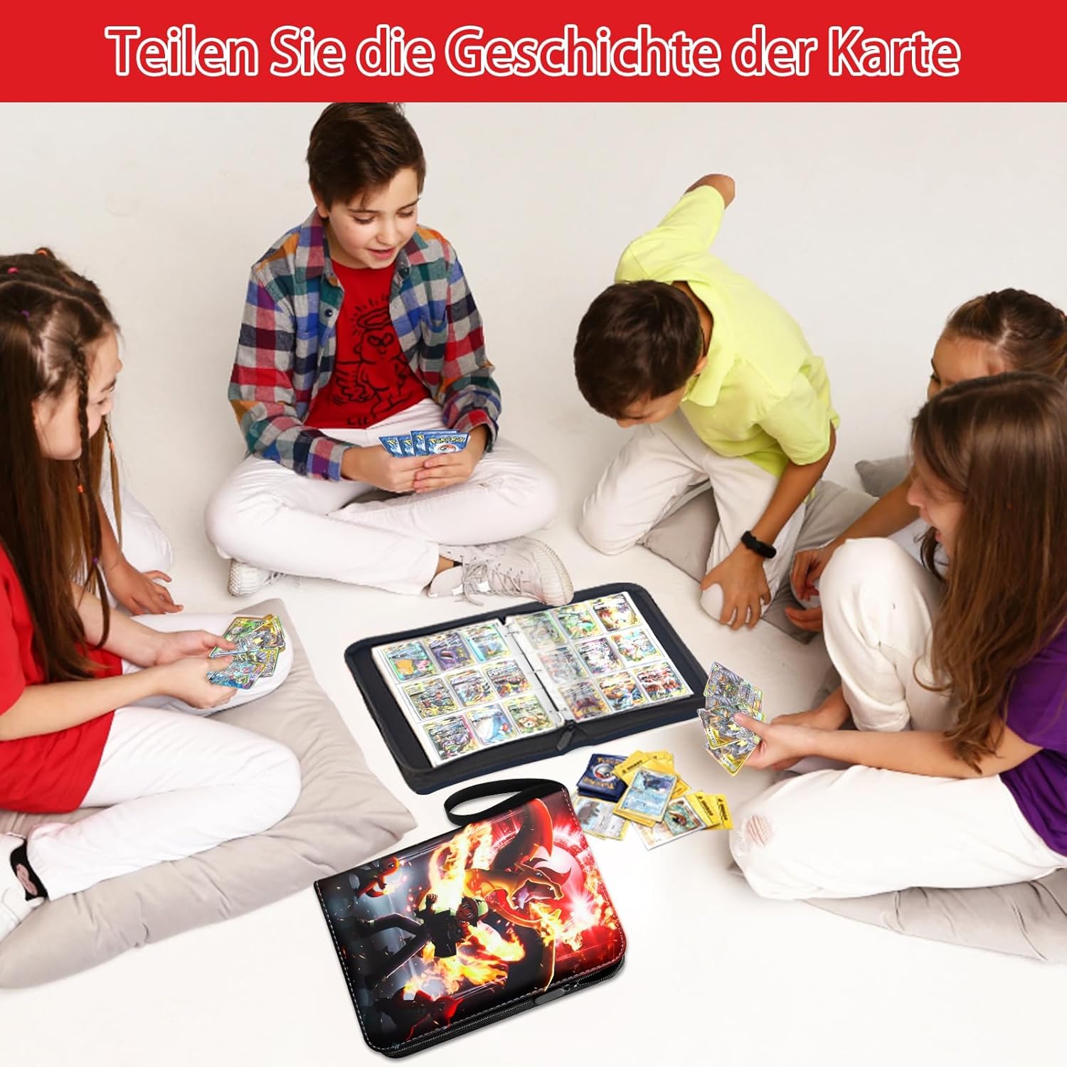 Thumbnail 4 de Sammelkarten Album 900 Karten Pu Leder
