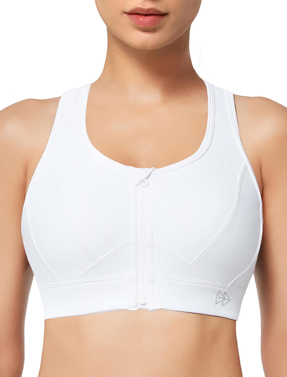 Detalle de Yvette Soutien-Gorge de Sport Zippé 1 pièce