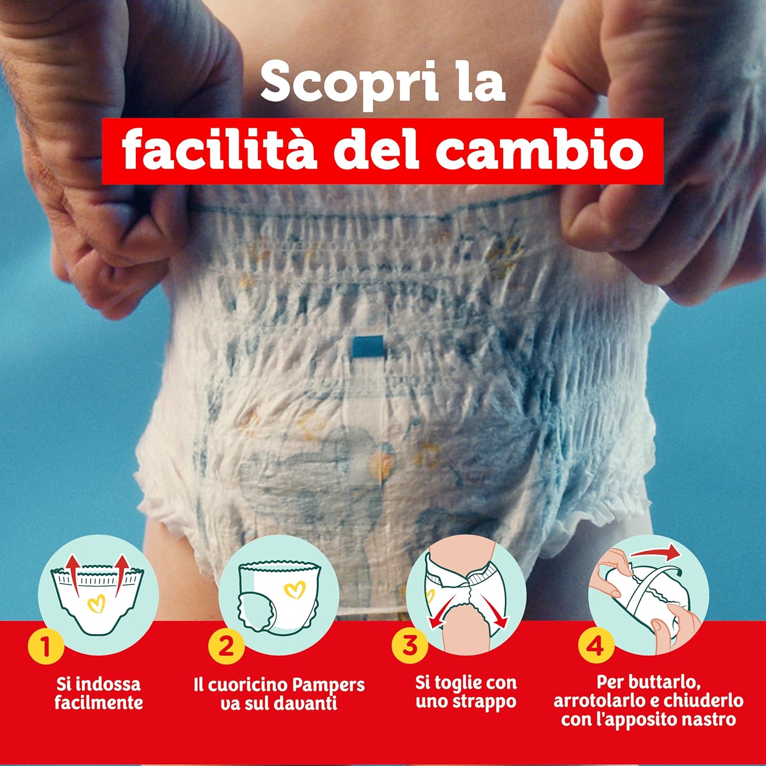 Thumbnail 6 de Pampers Baby Dry Mutandino Maxi Taglia 4 (8-15 kg) – 138 pannolini + 500 punti omaggio