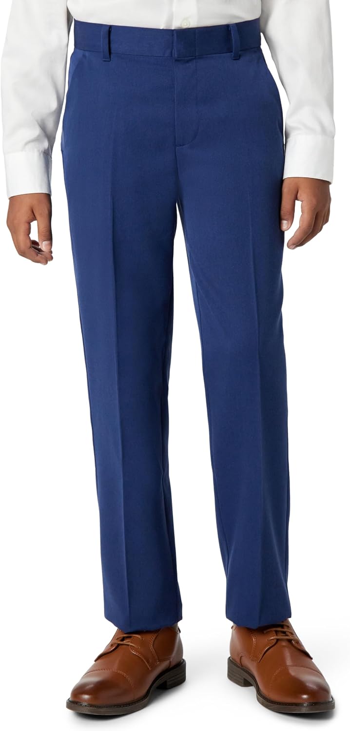 Detalle 2 de Calvin Klein Boys' 2-Piece Formal Suit Set: Single Breasted Jacket & Straight Leg Dress Pants