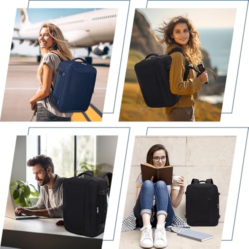 Detalle de Hayayu Mochila de Viaje para Cabina 40x30x20 cm (24 L) - Cabina Ryanair y más